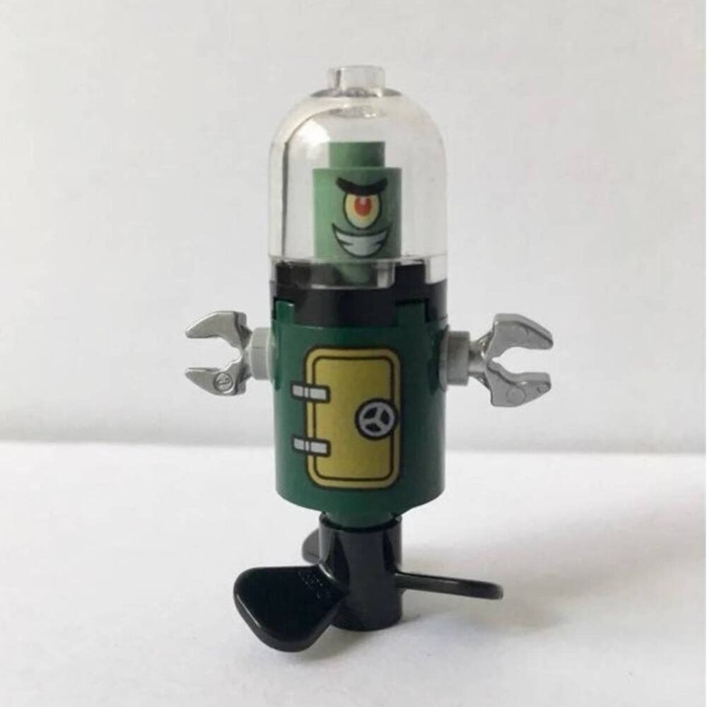 Lego 3815 Plankton Domed Helmet Spongebob Squarepants Minifigure Figure bob027